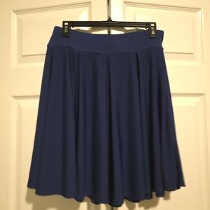 INC International Concepts Royal Blue Skater Skirt